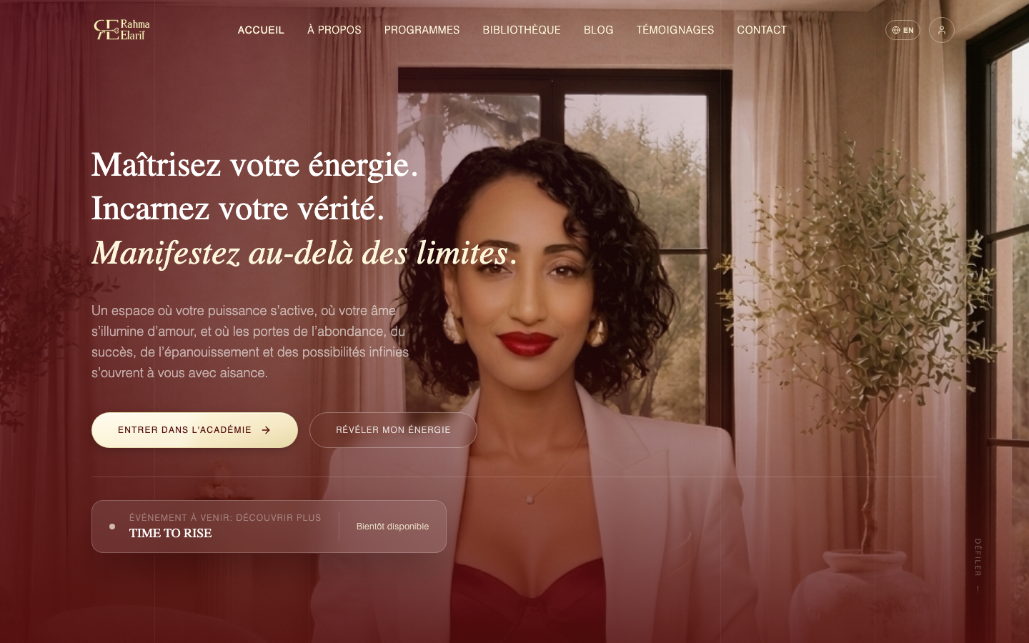 Soulicious Academy website project screenshot